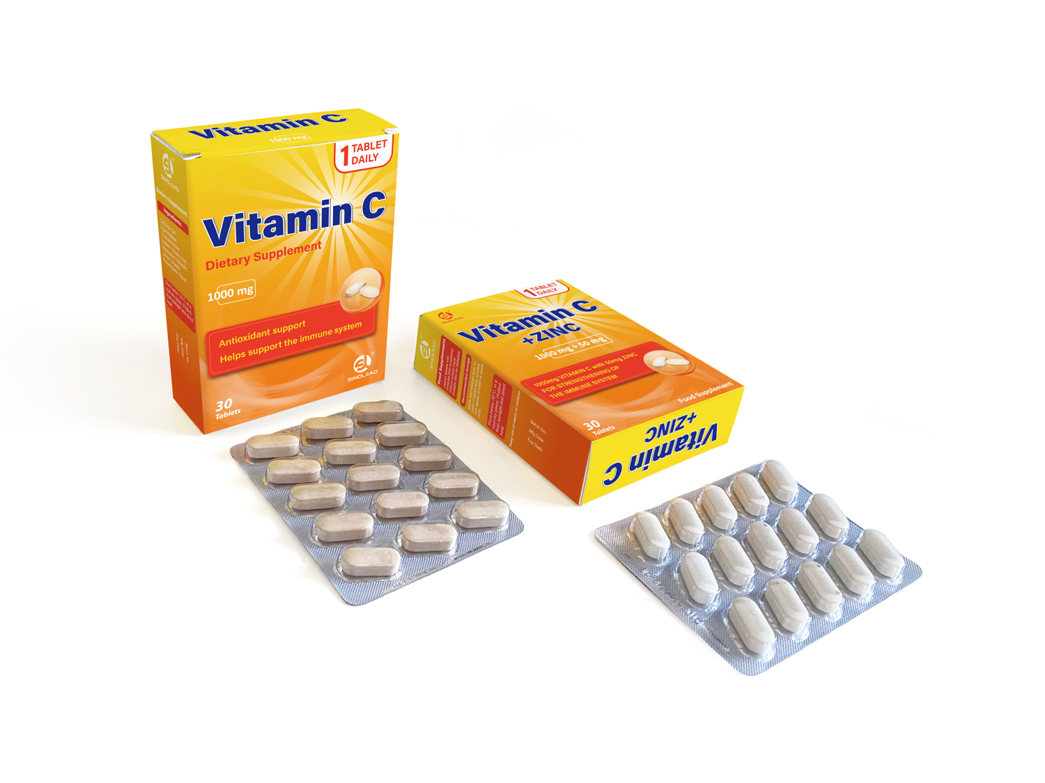 Vitamin C + ZINC Tablets