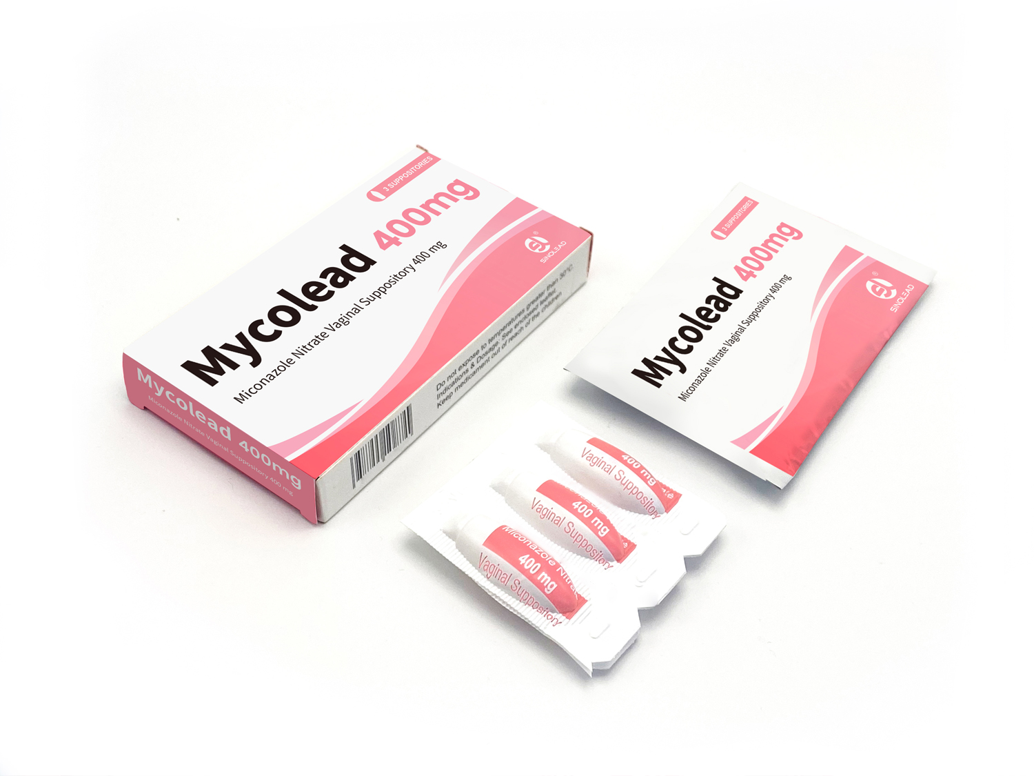 Miconazole Nitrate Vaginal Suppository 400 mg