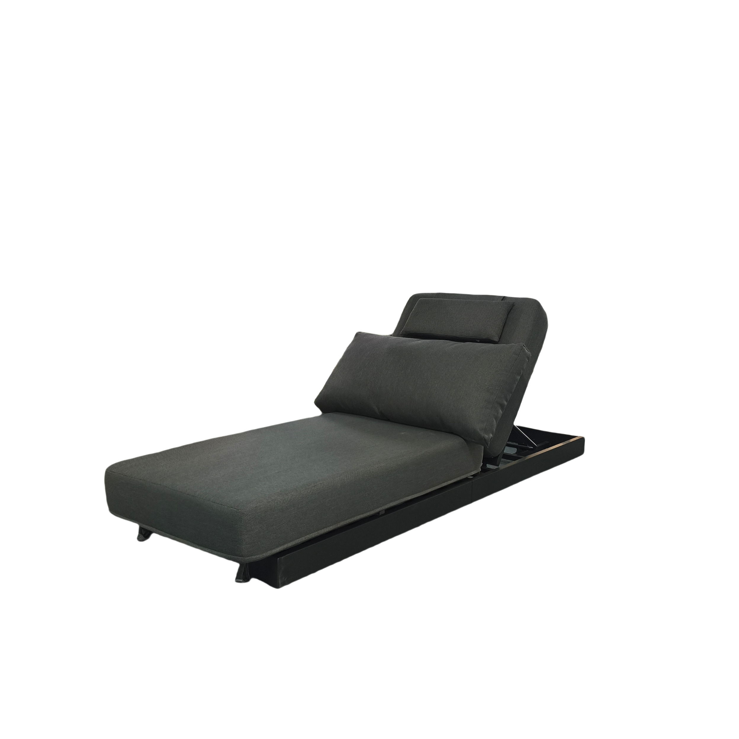 Adjustable Angle Aluminum Alloy Lounge Chair, Modern Minimalist Design for Outdoor Use