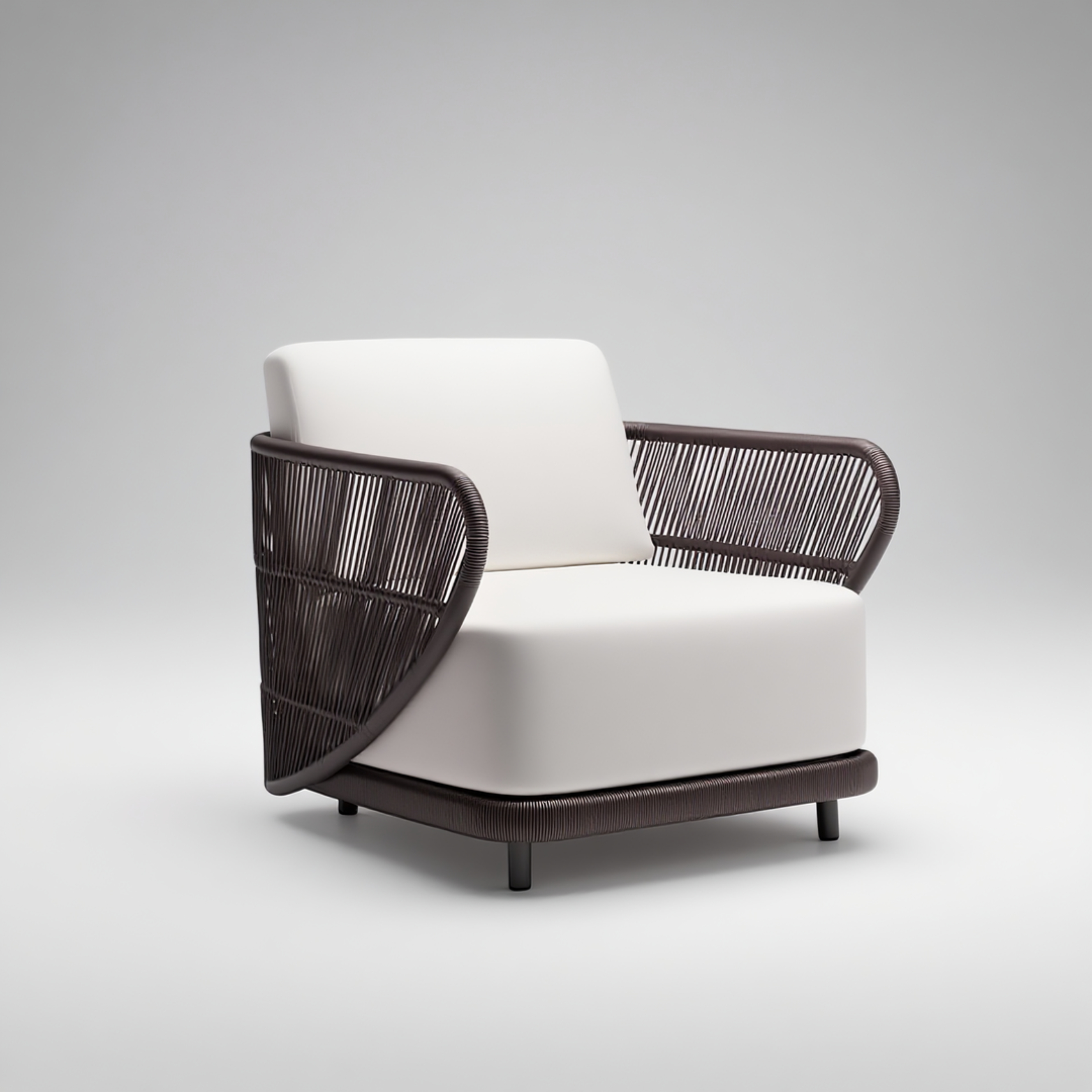 Customizable PE Rattan Outdoor Sofa Set, Modern and Modular, Includes Chairs, Sofa, and Coffee Tables