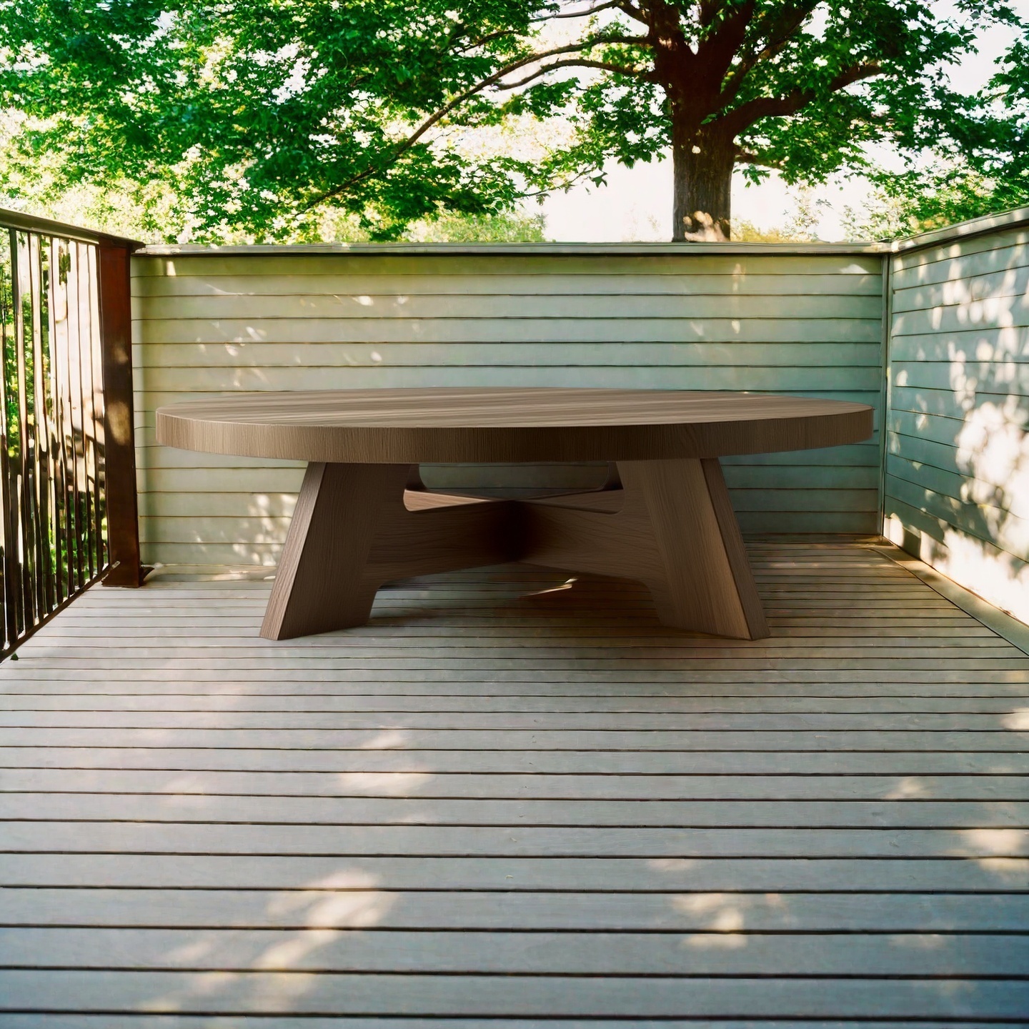 Outdoor Rattan Coffee Table and Chair Se