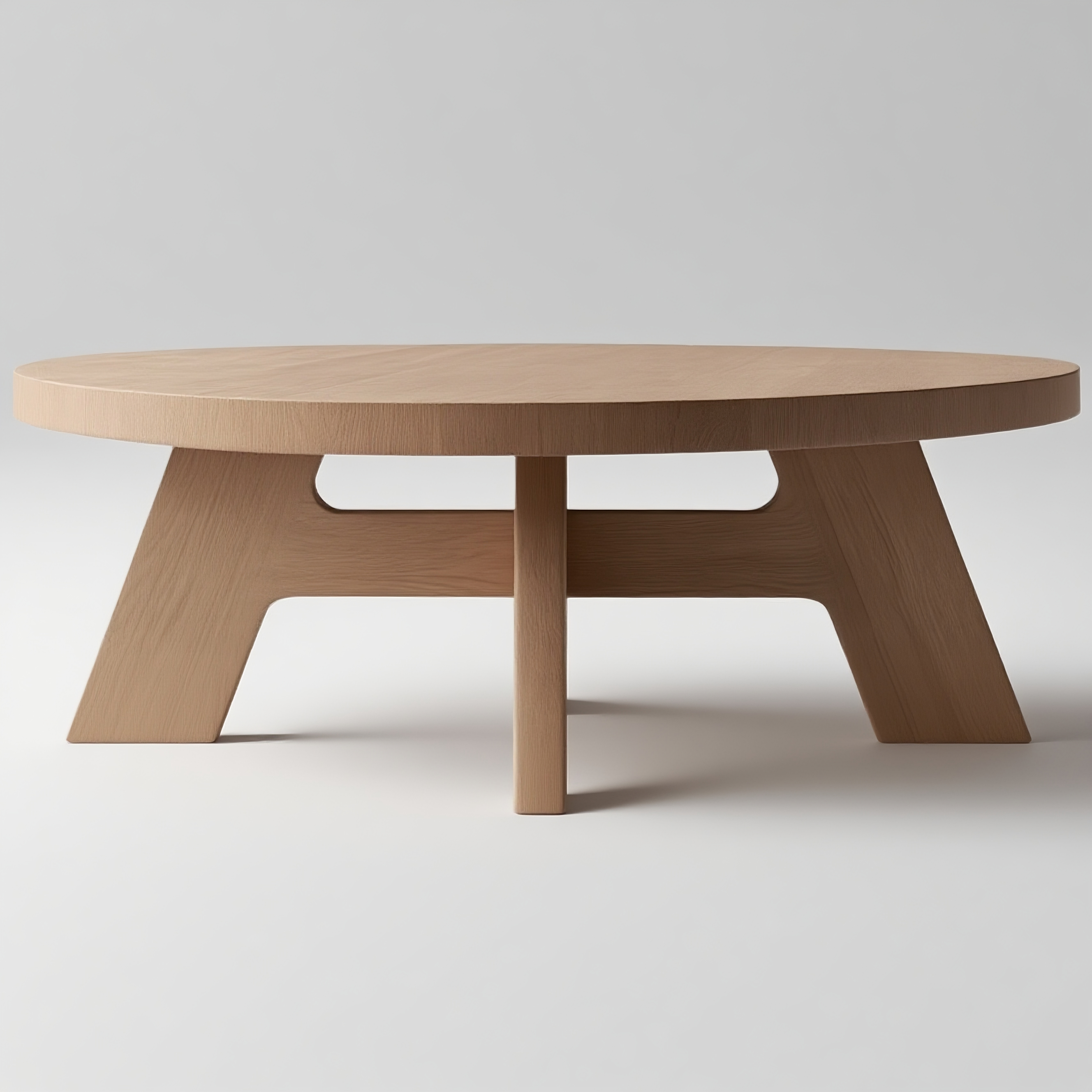 Customizable Solid Wood Coffee Table – Elegant Modern Design in Black and Brown