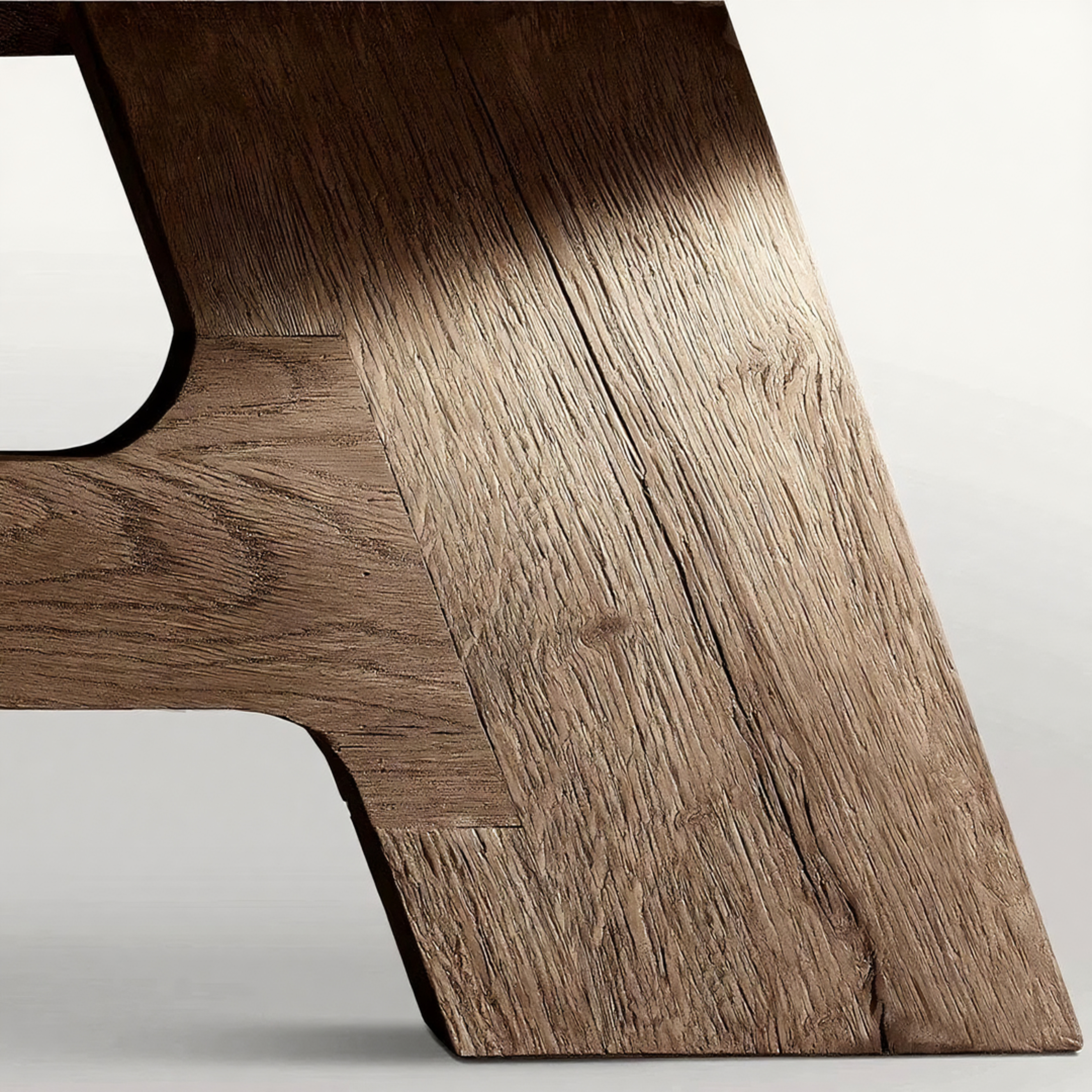 Customizable Solid Wood Coffee Table – Elegant Modern Design in Black and Brown