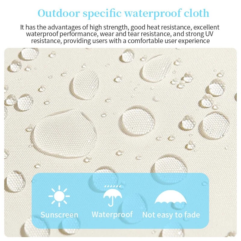 Double-Headed Sunshade Umbrella with Base