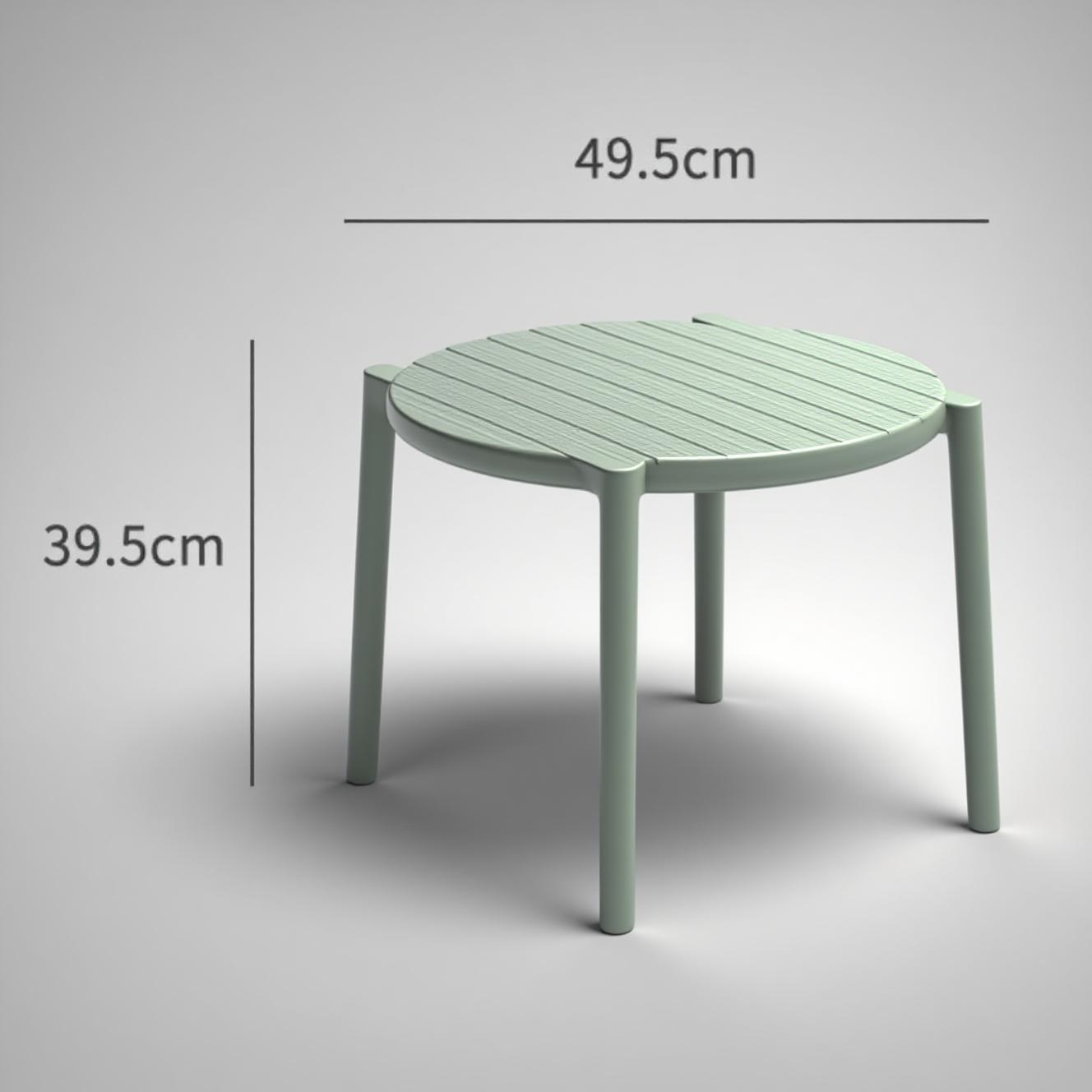 Fiberglass Resin Coffee Table – Modern Round Design for Outdoor and Living Room Use