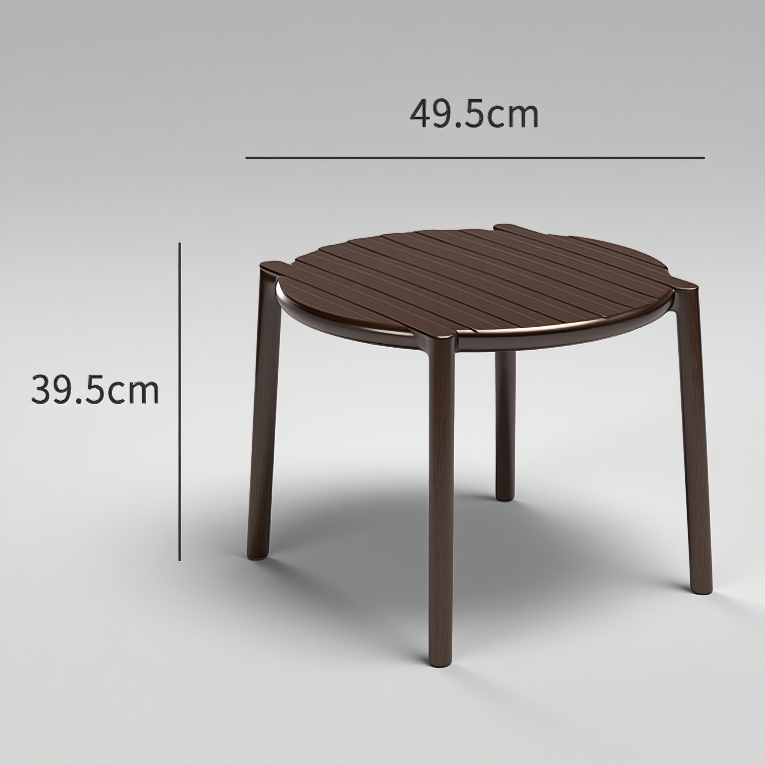 Fiberglass Resin Coffee Table – Modern Round Design for Outdoor and Living Room Use