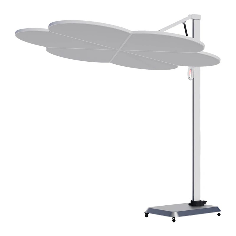 Outdoor Adjustable Umbrella with Base