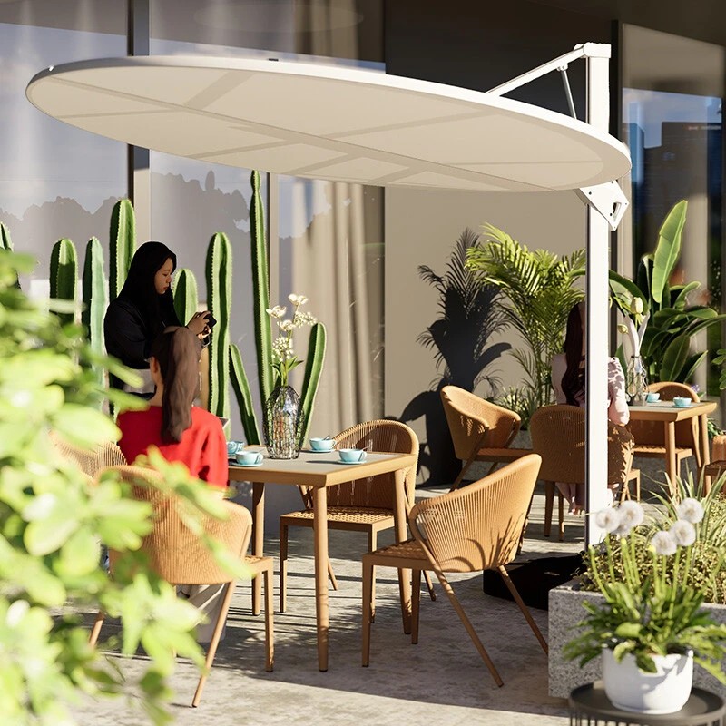 Patio Adjustable Butterfly Umbrella