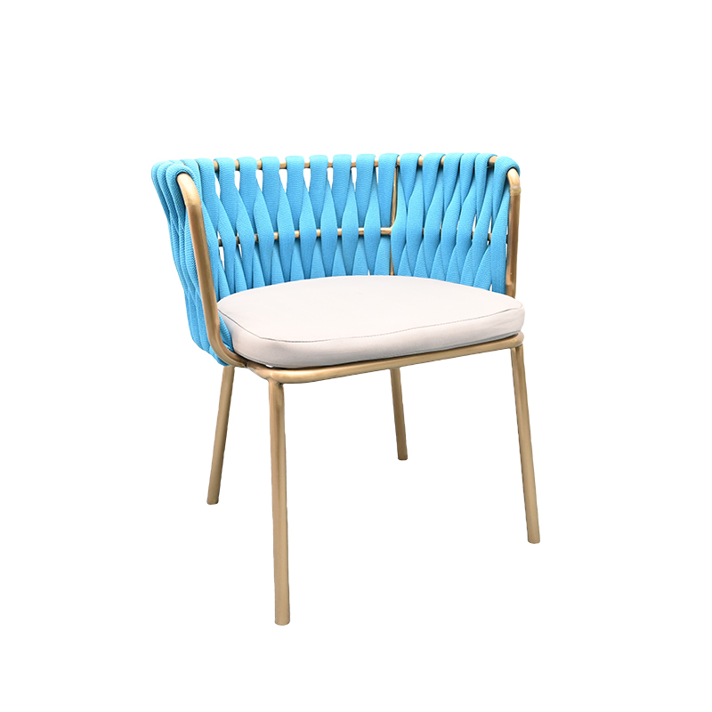 Stylish Woven Chair with Cushioned Seat – Available in Multiple Colors