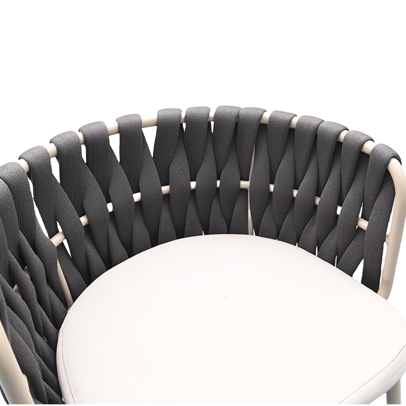 Stylish Woven Chair with Cushioned Seat – Available in Multiple Colors