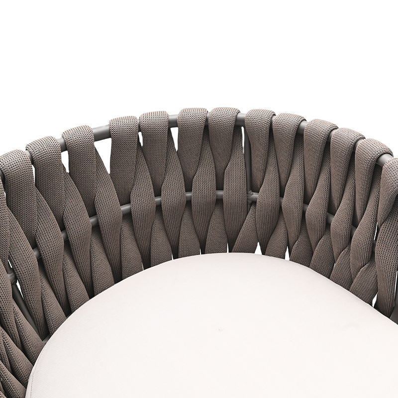 Stylish Woven Chair with Cushioned Seat – Available in Multiple Colors