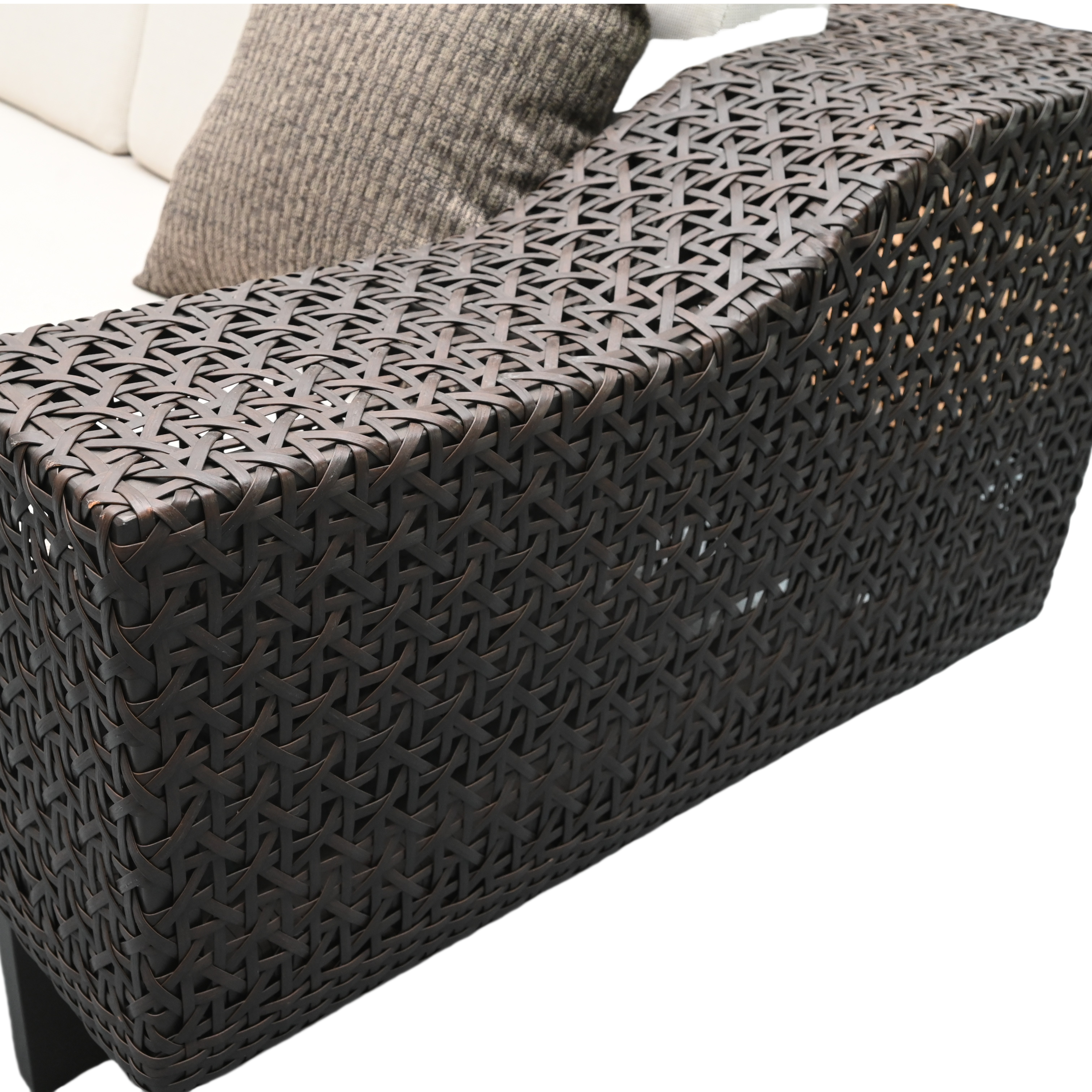 Wicker Rattan Sectional Sofa Set, Comfortable Cushions, Modular Design, Suitable for Patio, Garden, and Balcony