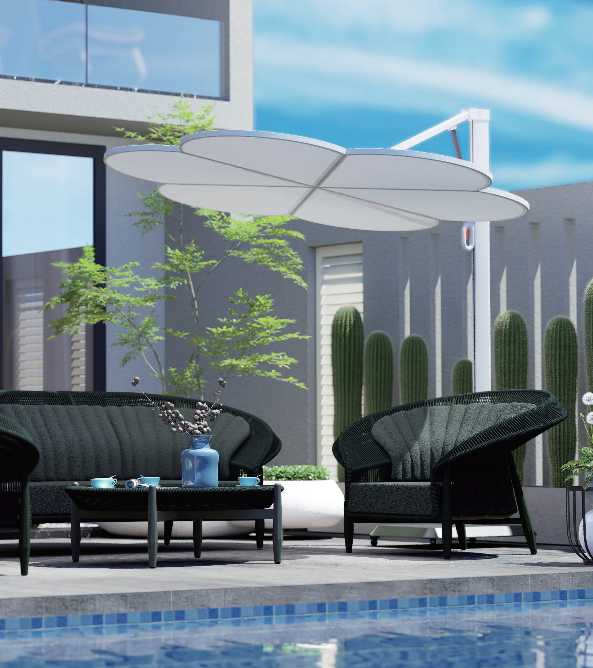 king green sofa set