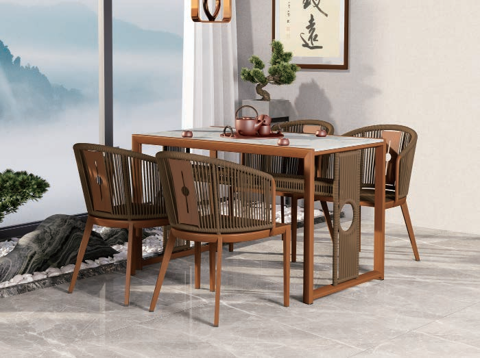 table and chairs
