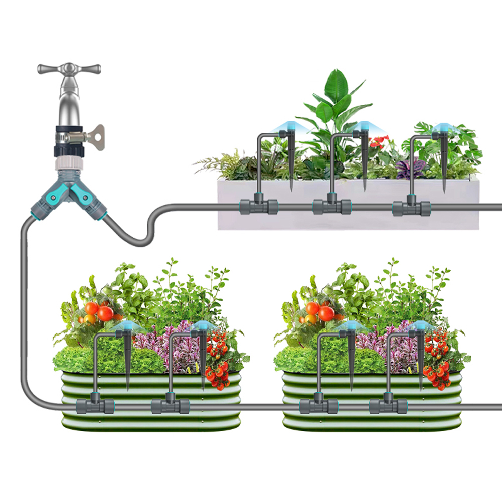 Kit de Riego por Goteo Inteligente para Jardín – Sistema de Riego Personalizable y Eficiente