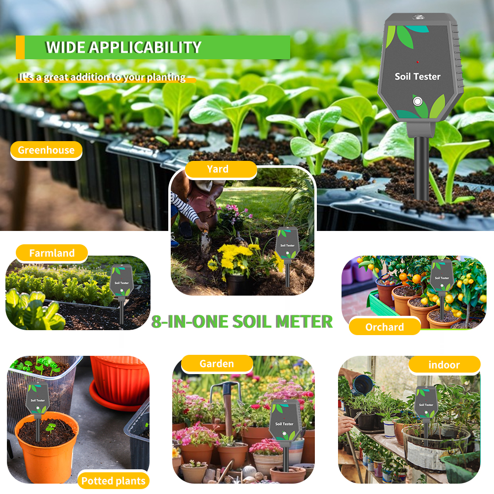 YY-1088W Testeur Multifonction du Sol Bluetooth | Analyseur Intelligent du pH et EC