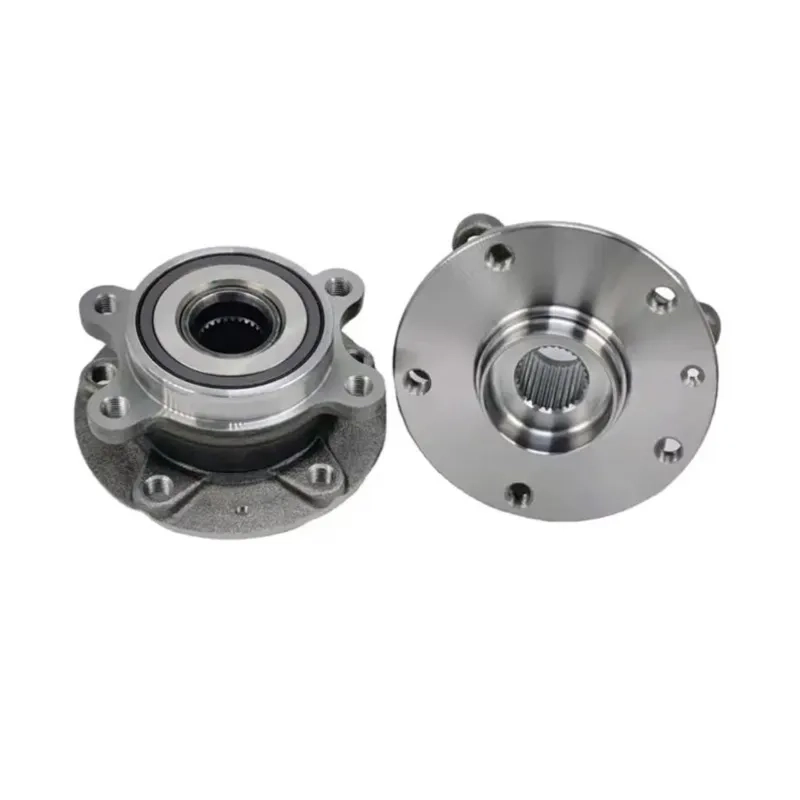 Front and rear wheel hub bearing assemblies