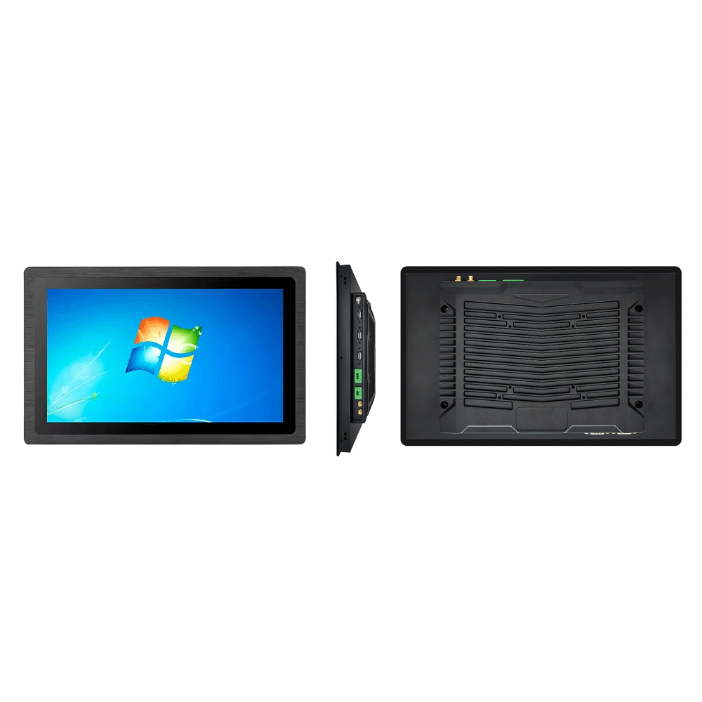 All One Fully Enclosed 10.1-21.5 Inch Industrial Control Panel PC Fanless Touch Screen Intelligent Dual Network Port Industrial