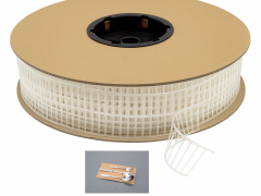 Heavy-Duty Elastic Staple Reel — Wide Gauge TPU Fastener for Industrial Packaging