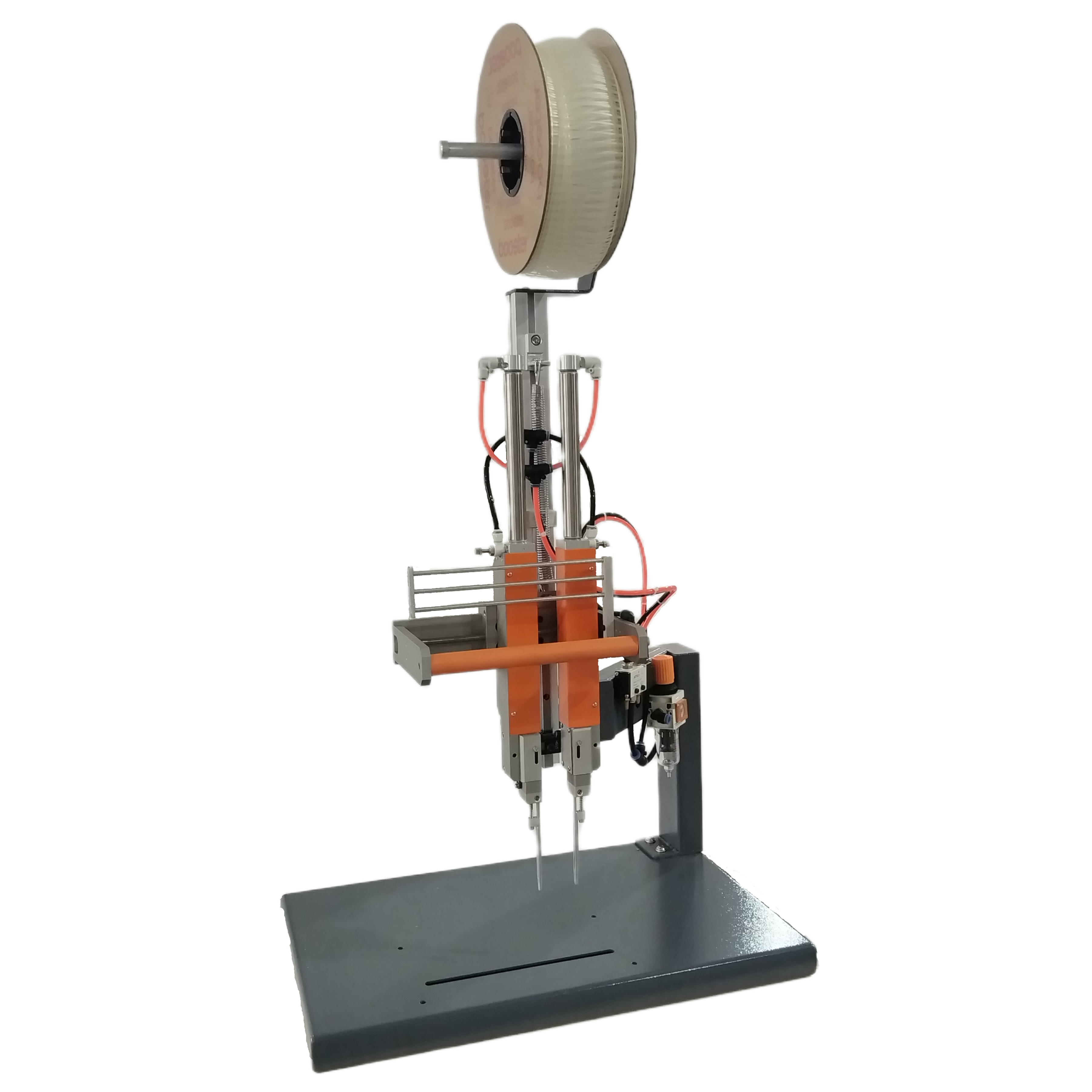 Elastic staple machine