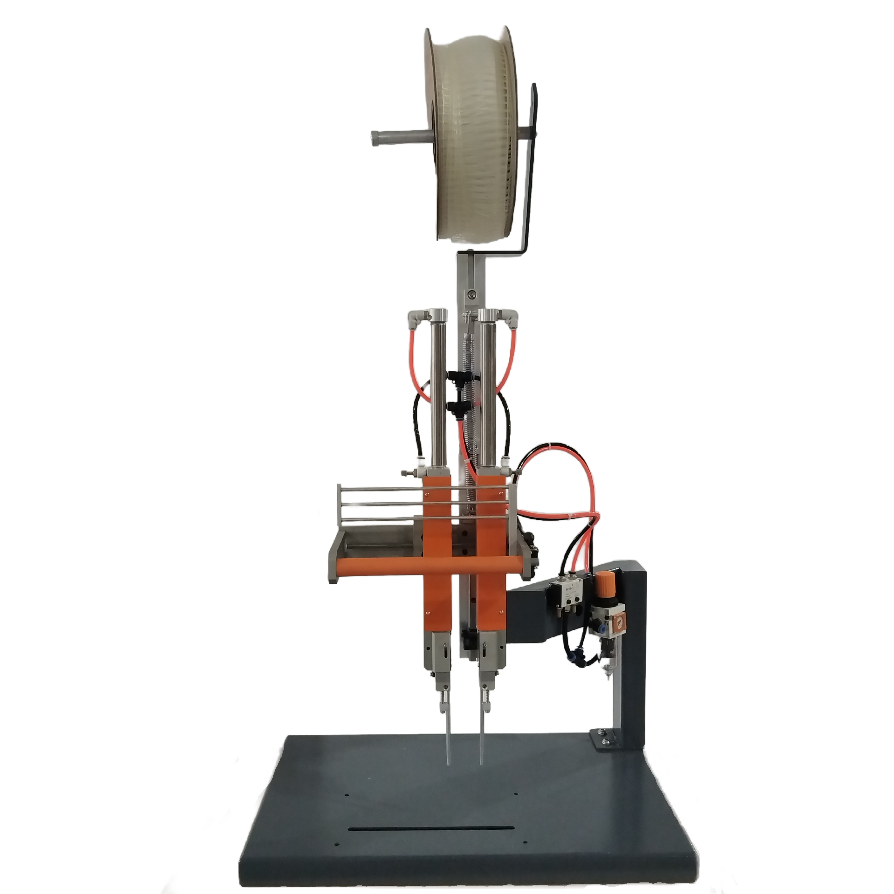 Elastic staple machine