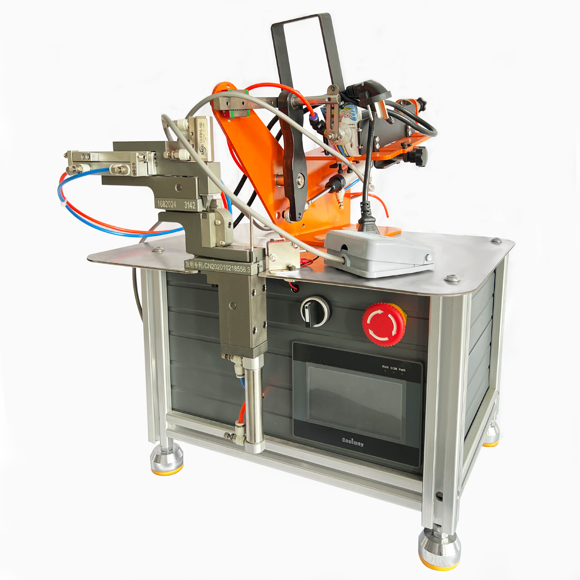 Loop pin machine