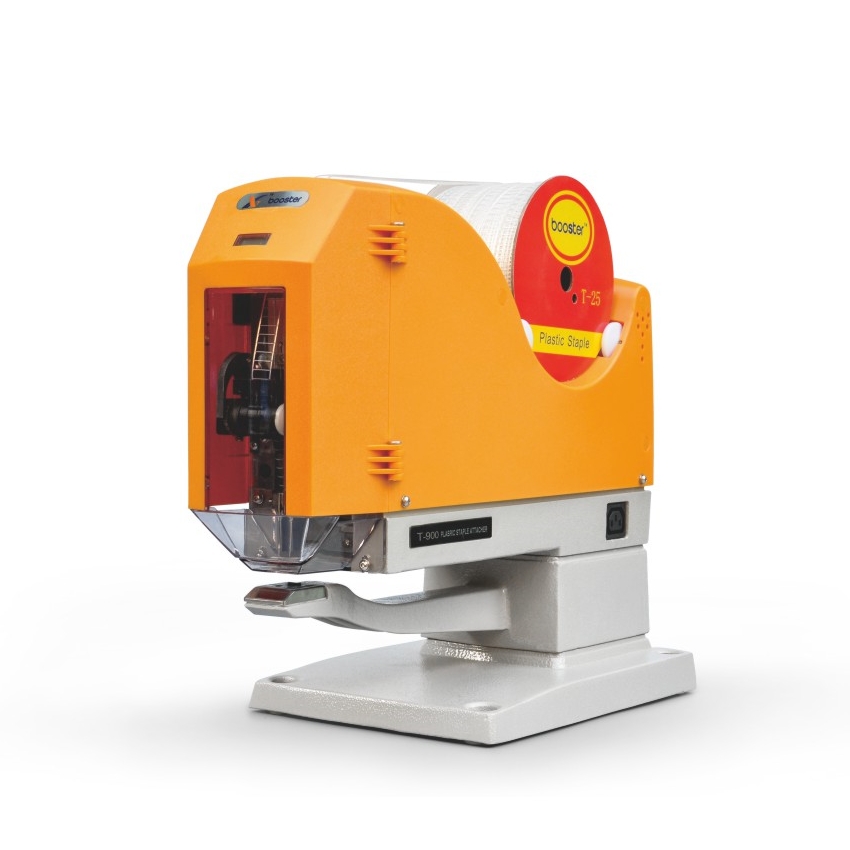 Plastic staple machine