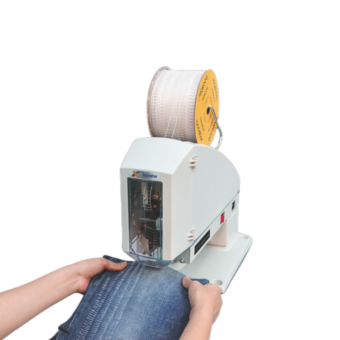 Plastic staple machine