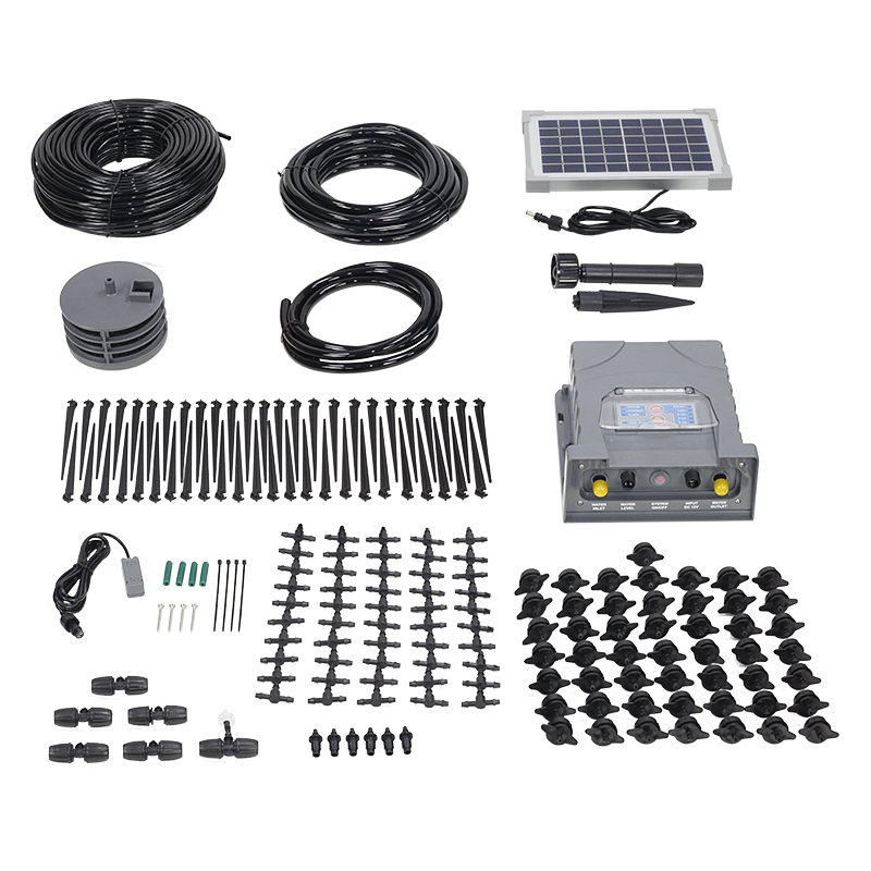 21 Liter Max. Daily Watering Volume 60PSI Max. Pressure Solar Drip Auto-irrigator with Max. 50 Drippers_SIS4-D50