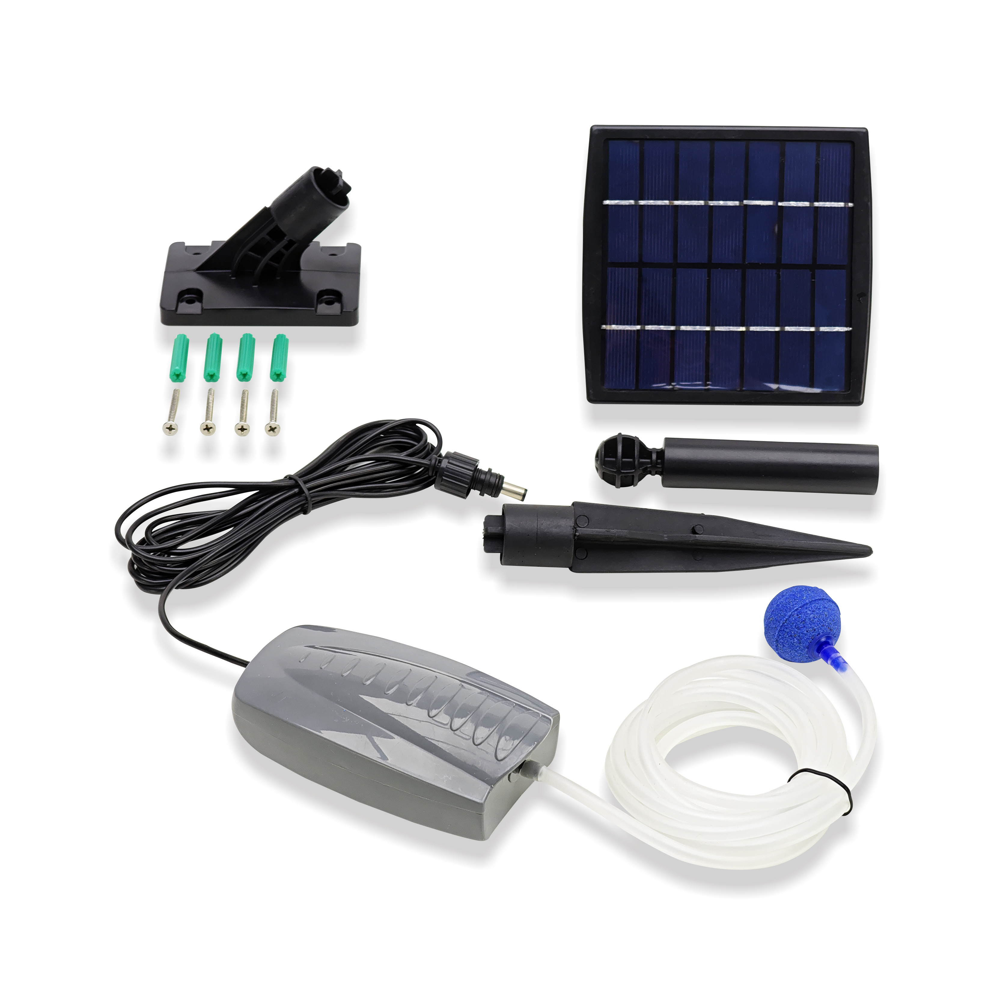 2LPM and 500mmHg Pressure Solar Air Pump with Brush Motor for Pond Oxygenation SMAP1-2