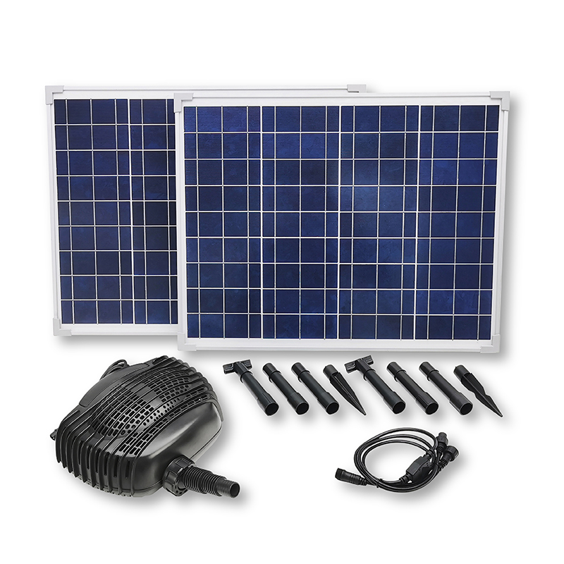 5250LPH Flow 3M Head D-type Solar Dry Run Protected Pond Pump_SP100-801830D