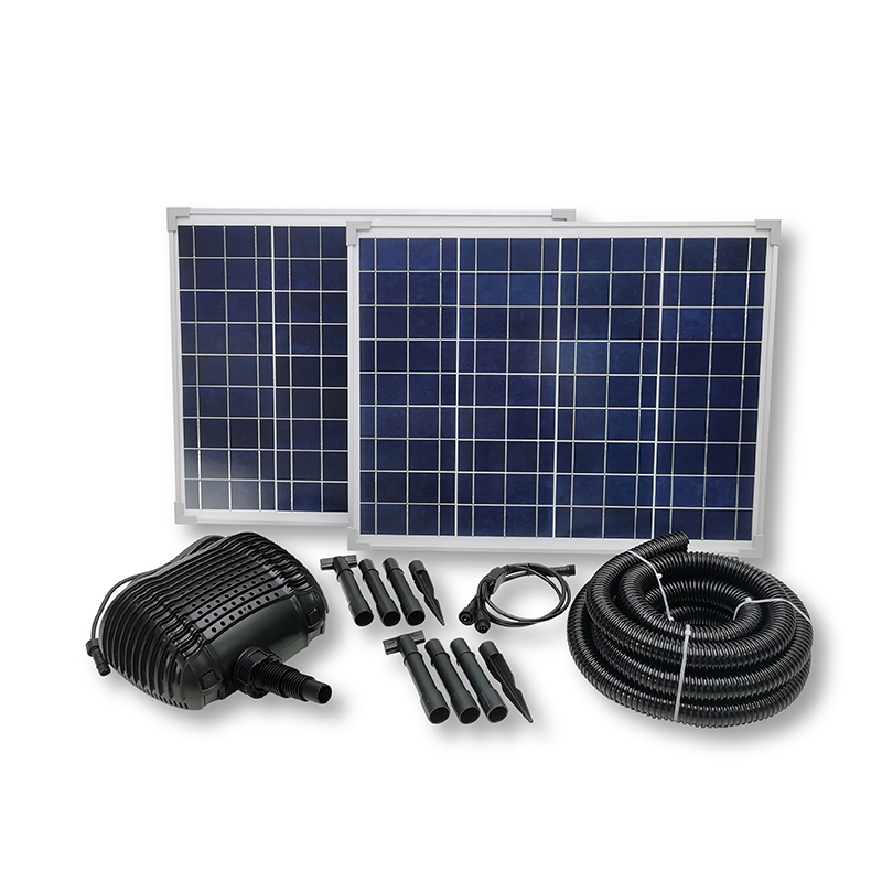 5250LPH Flow 3M Head E-type Solar Dry Run Protected Pond Pump_SP100-801830E