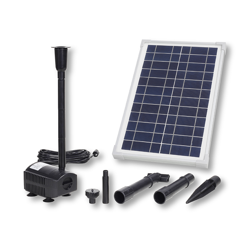 670LPH Flow 1.7M Head E-type Solar Dry Run Protected Fountain Pump_SP12-401215E