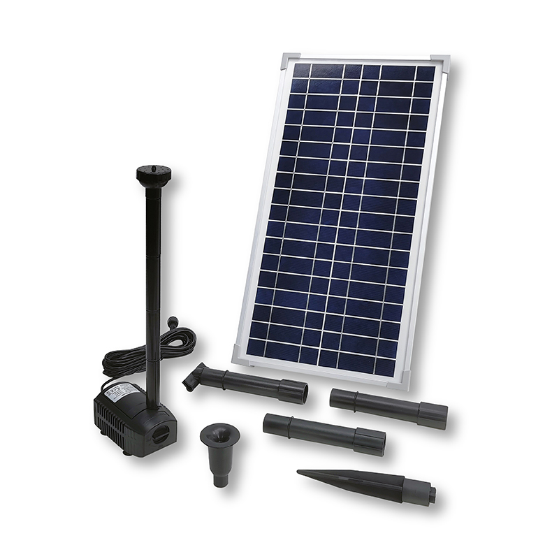 730LPH Flow 2.6M Head E-type Solar Dry Run Protected Fountain Pump_SP15-361212E