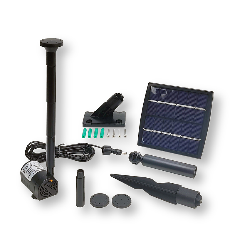 130LPH Flow 0.65M Head Solar Fountain Pump_SP1.8-320606