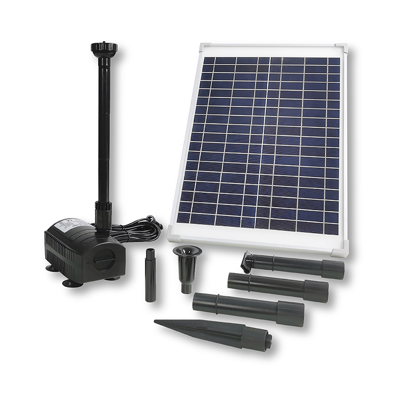 1360LPH Flow 1.8M Head E-type Solar Dry Run Protected Fountain Pump_SP25-501218E