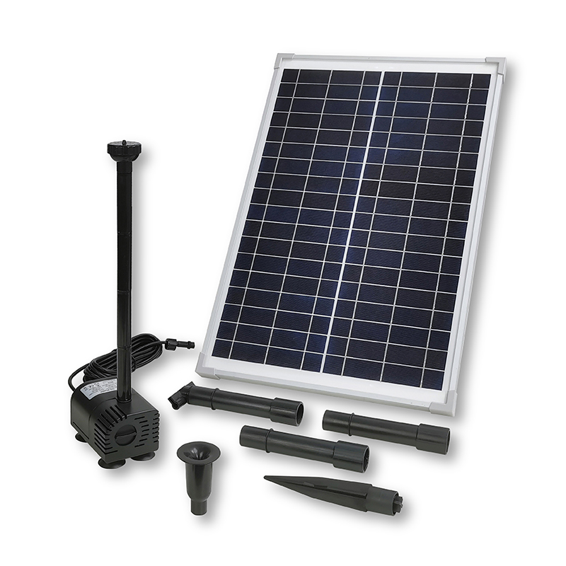 890LPH Flow 3M Head D-type Solar Dry Run Protected Fountain Pump_SP25-401215D