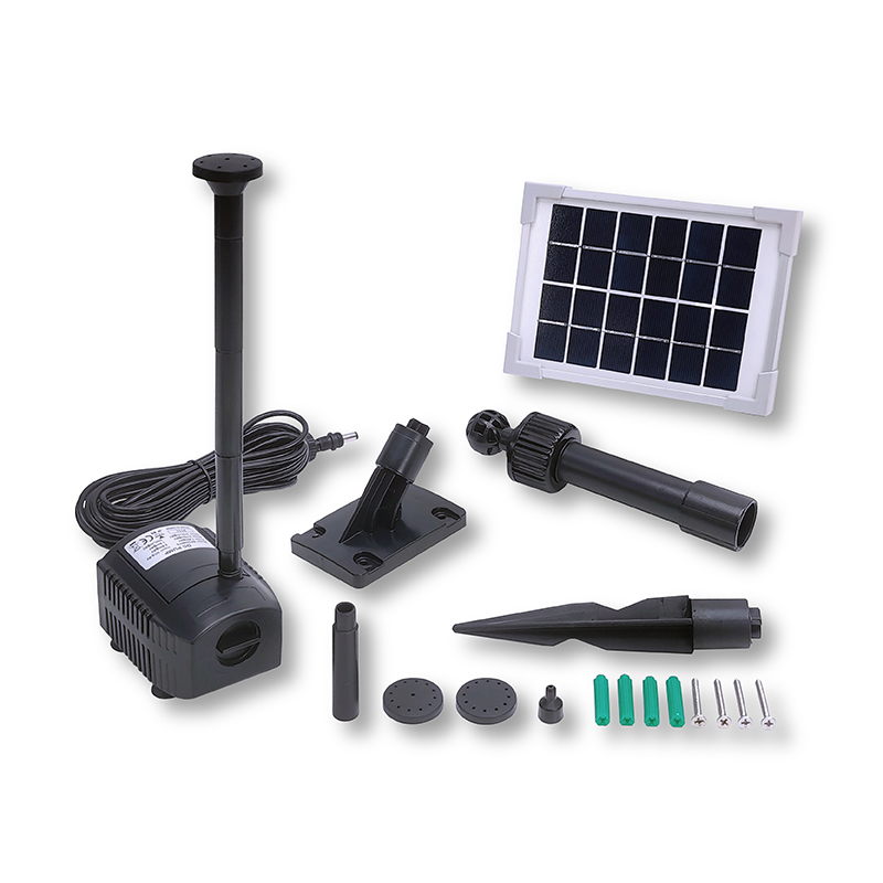 210LPH Flow 0.75M Head E-type Solar Dry Run Protected Fountain Pump_SP2.5-320607E