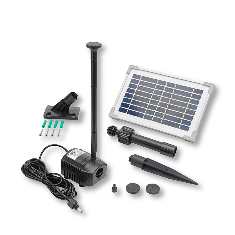270LPH Flow 1.25M Head E-type Solar Dry Run Protected Fountain Pump_SP4-320607E