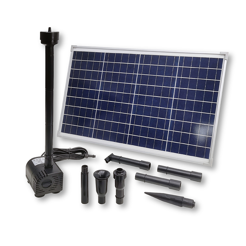 1800LPH Flow 3.5M Head D-type Solar Dry Run Protected Fountain Pump_SP40-501218D