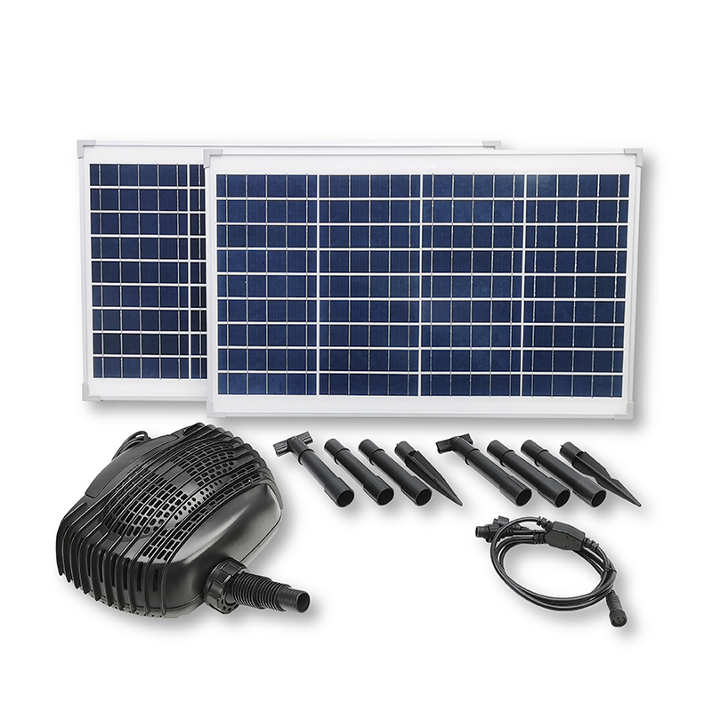 3500LPH Flow 3.1M Head D-type Solar Dry Run Protected Pond Pump_SP70-801220D