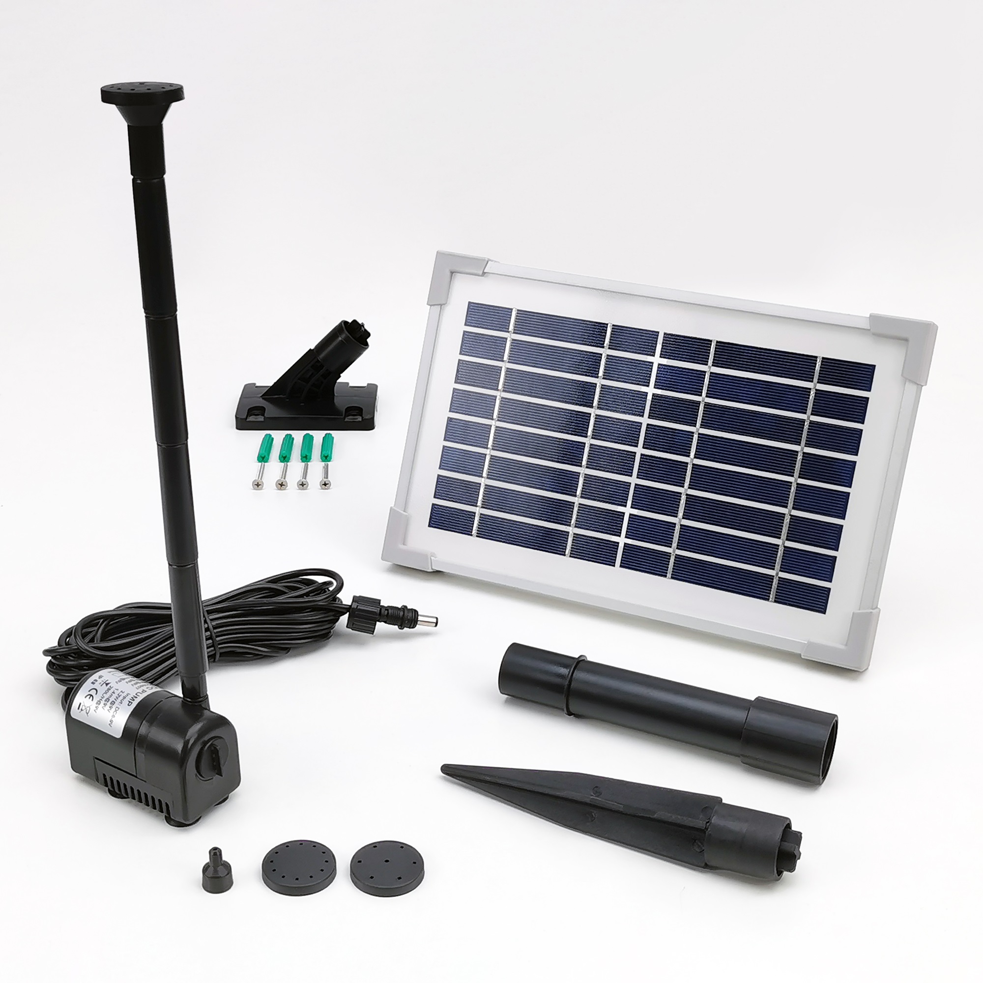 220LPH Flow 0.75M Head Solar Battery Built-in Fountain Pump_SPB4-320607