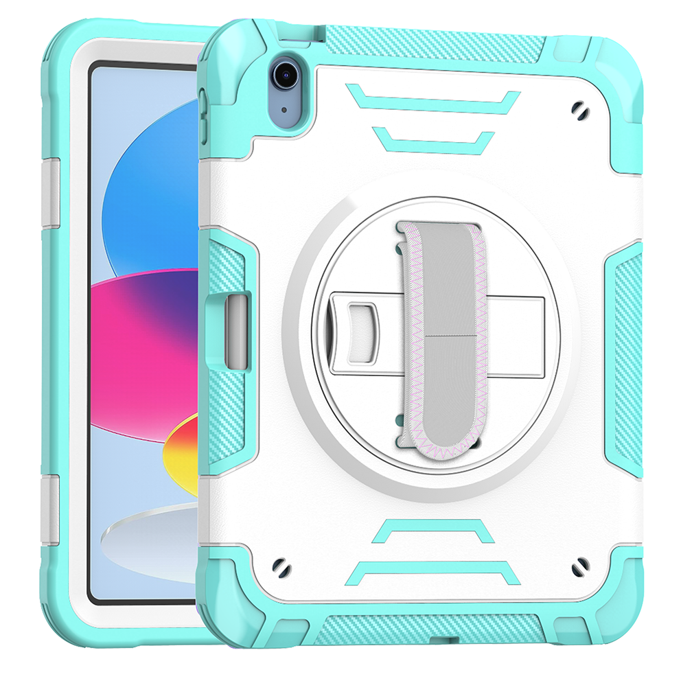 TPU C series Apple iPad Mint green + white