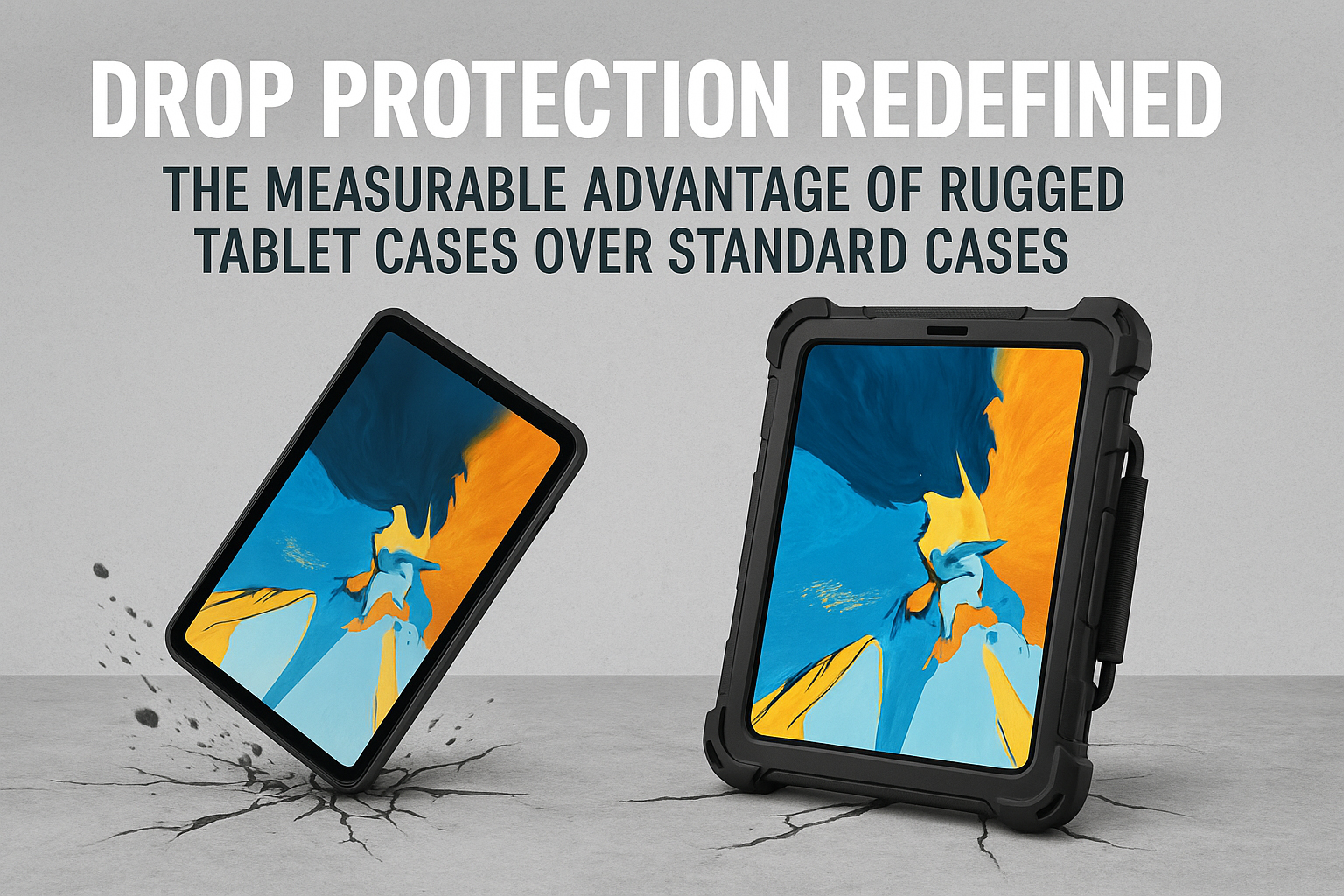 Drop Protection Redefined: The Measurable Advantage of Rugged Tablet Cases Over Standard Cases