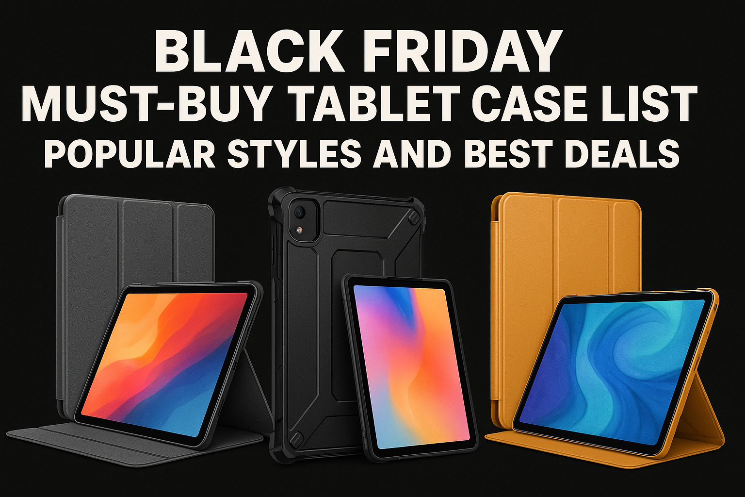 Black Friday Must-Buy Tablet Case List: Popular Styles and Best Deals