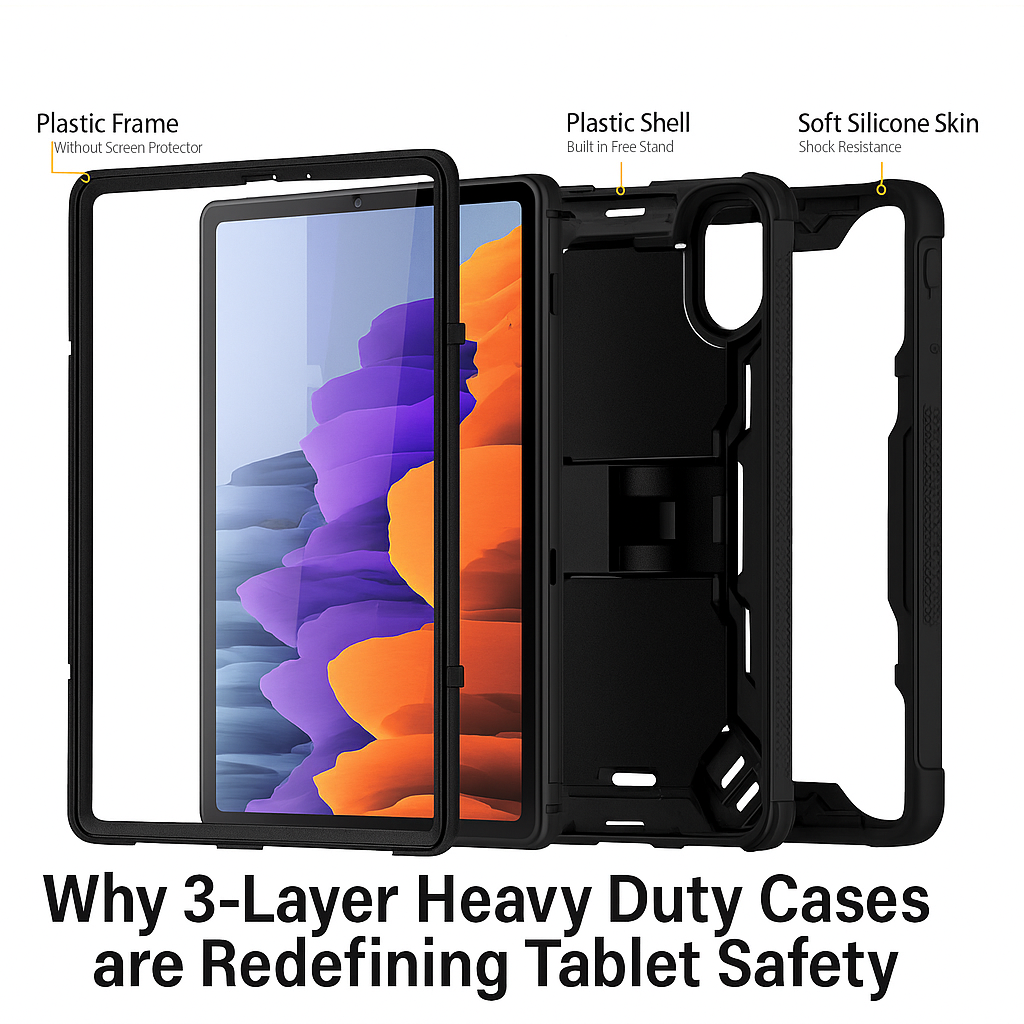 Why 3-Layer Heavy Duty Cases are Redefining Tablet Safety