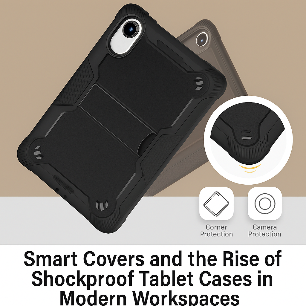 Smart Covers and the Rise of Shockproof Tablet Cases in Modern Workspaces
