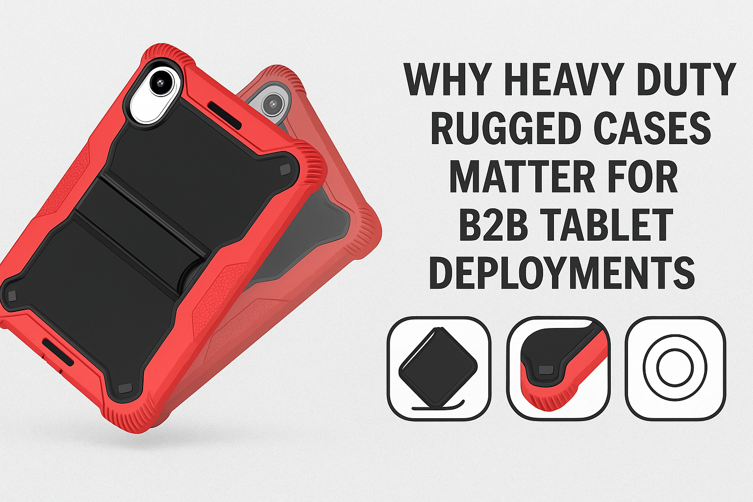Why Heavy Duty Rugged Cases Matter for B2B Tablet Deployments