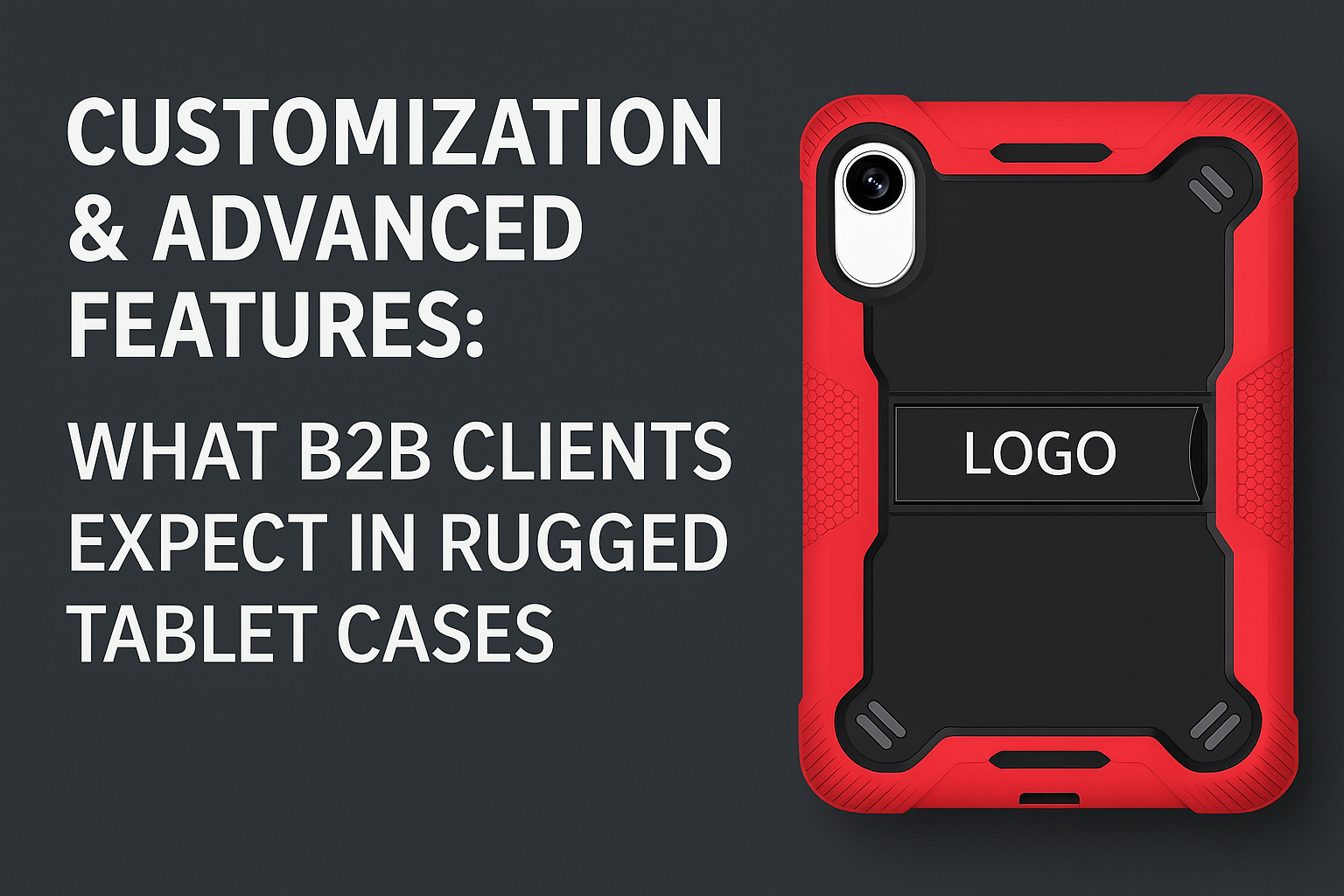 Customization & Advanced Features: What B2B Clients Expect in Rugged Tablet Cases