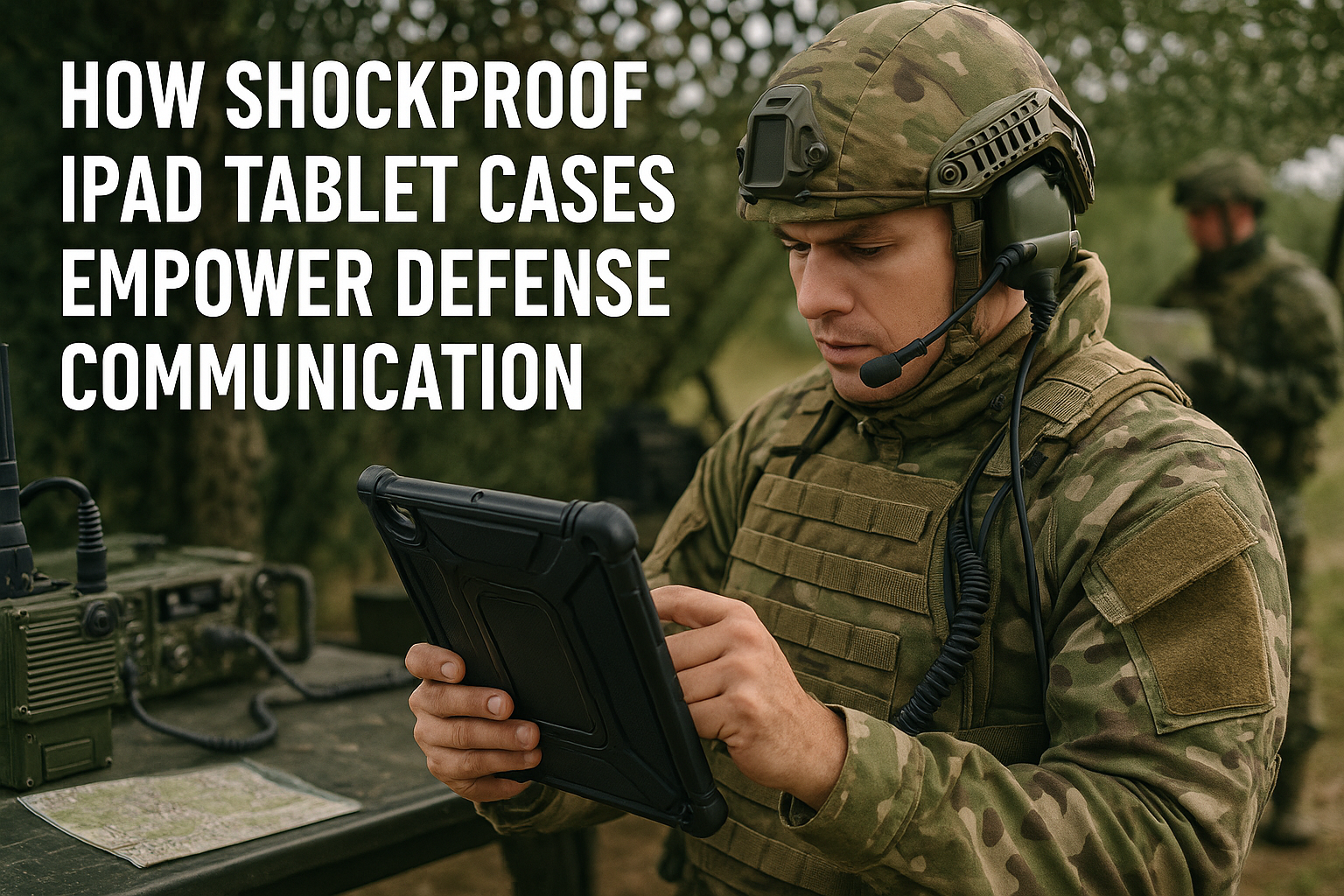 How Shockproof iPad Tablet Cases Empower Defense Communication